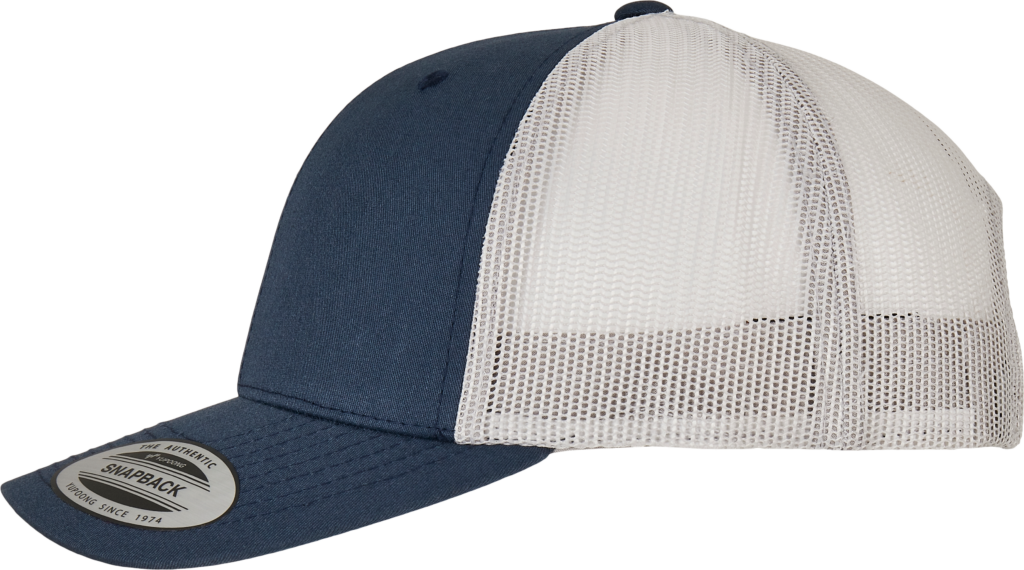 Casquette retro trucker bicolore