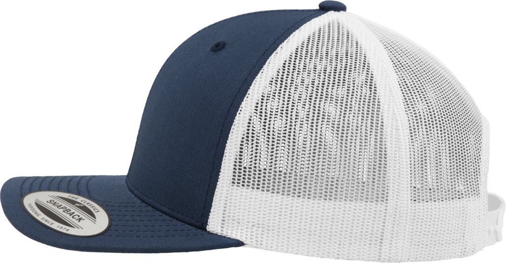 Casquette retro trucker bicolore