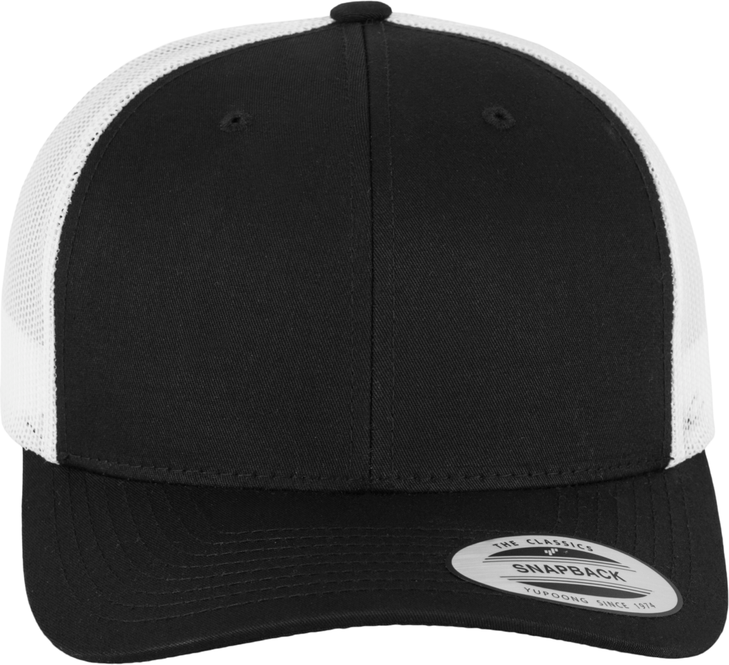 Casquette retro trucker bicolore
