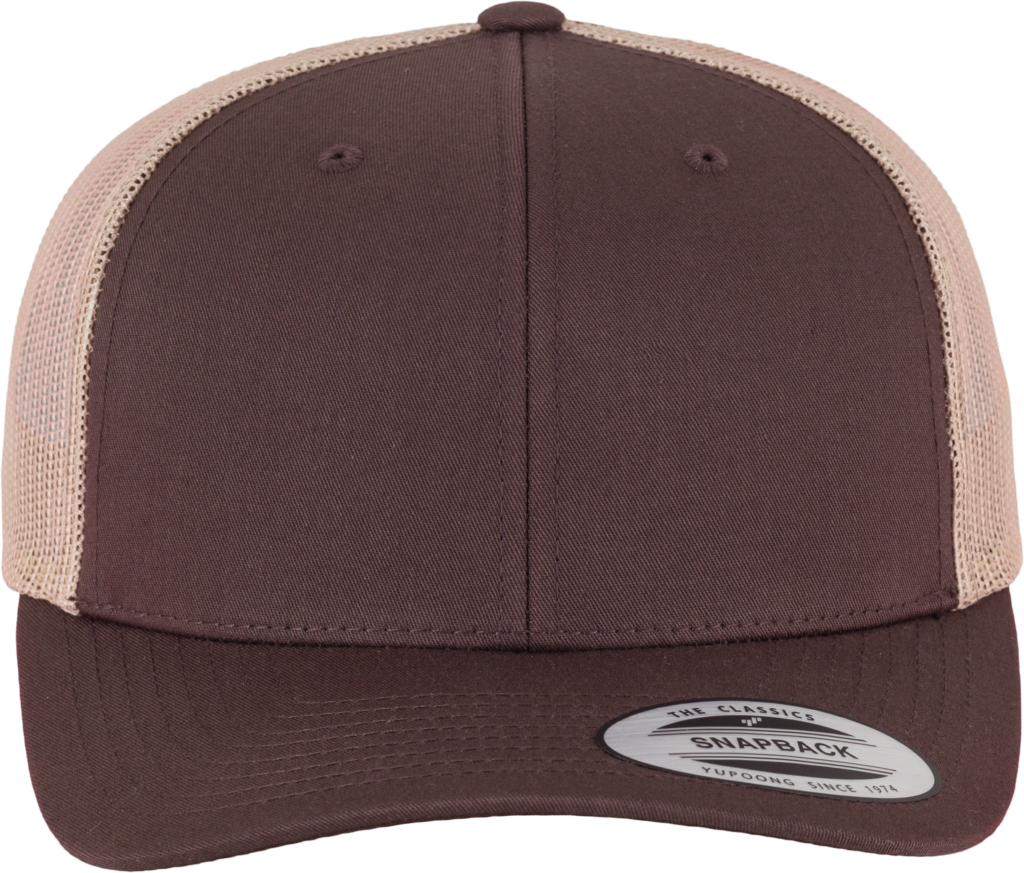 Casquette retro trucker bicolore