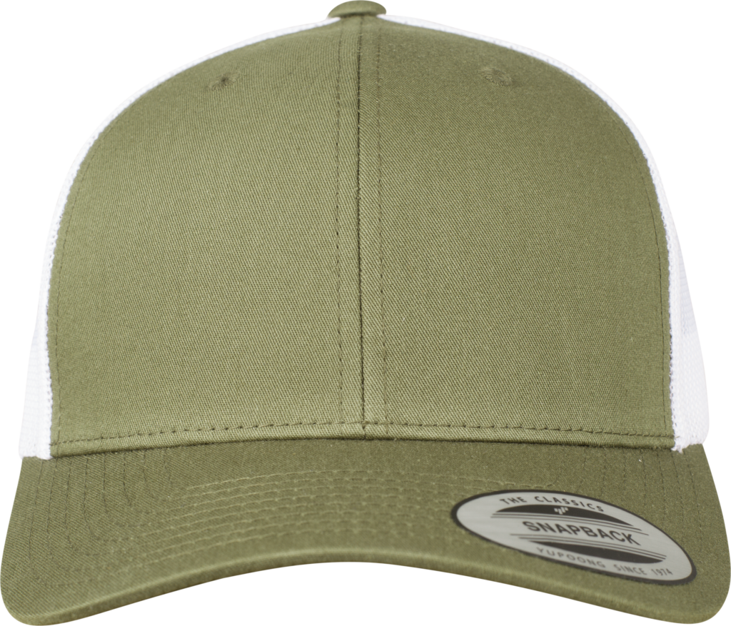 Casquette retro trucker bicolore