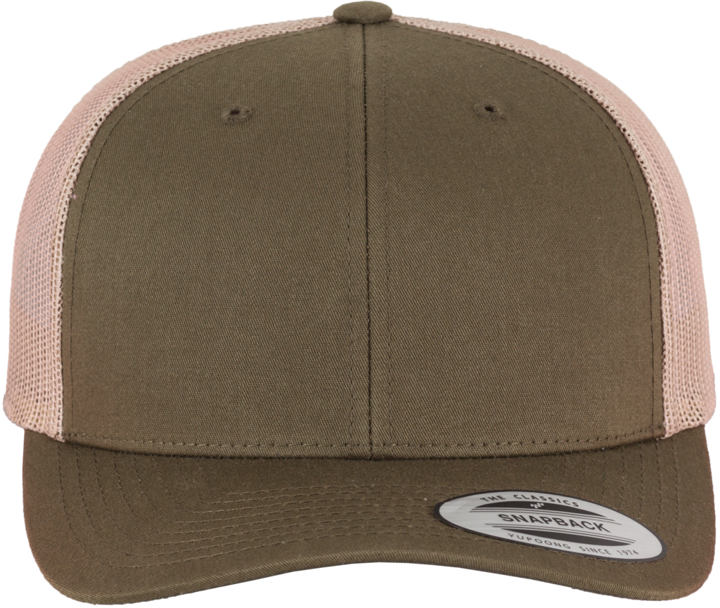 Casquette retro trucker bicolore