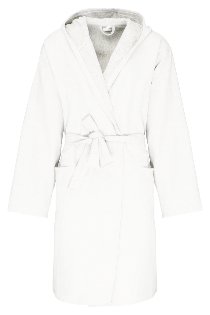 Peignoir de bain à capuche Bio