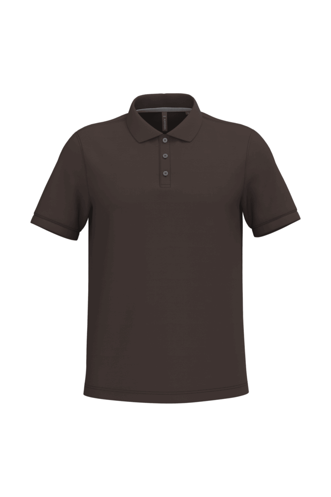 Polo piqué manches courtes homme