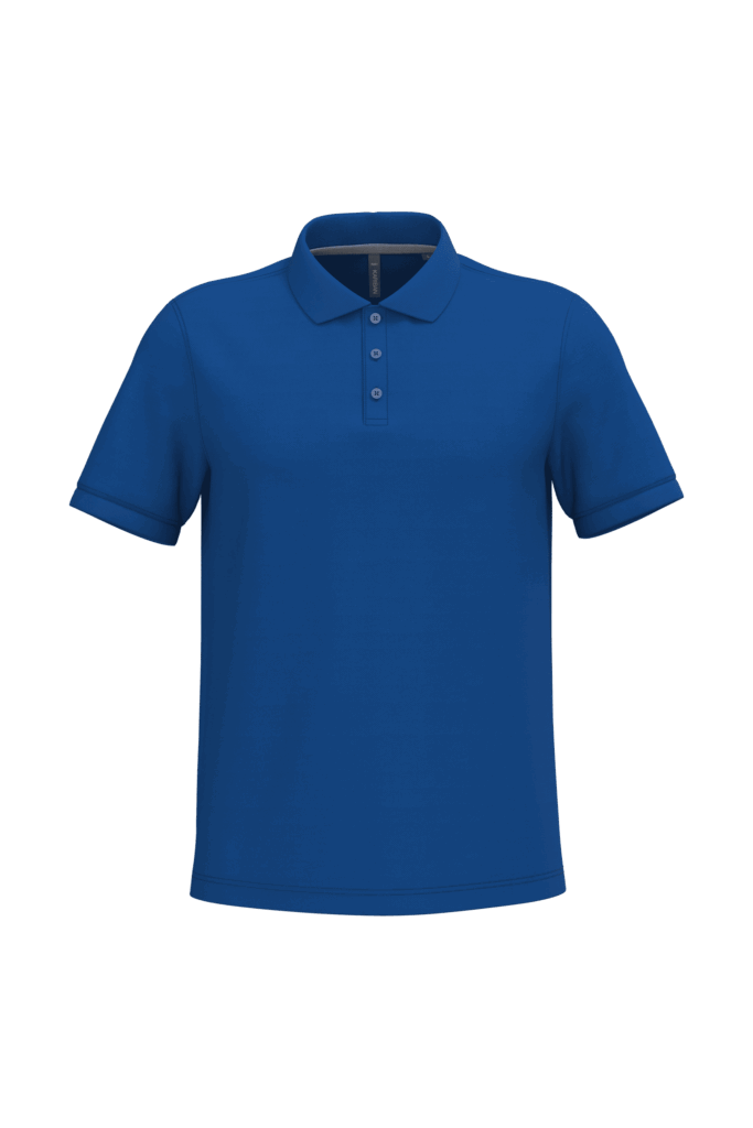 Polo piqué manches courtes homme