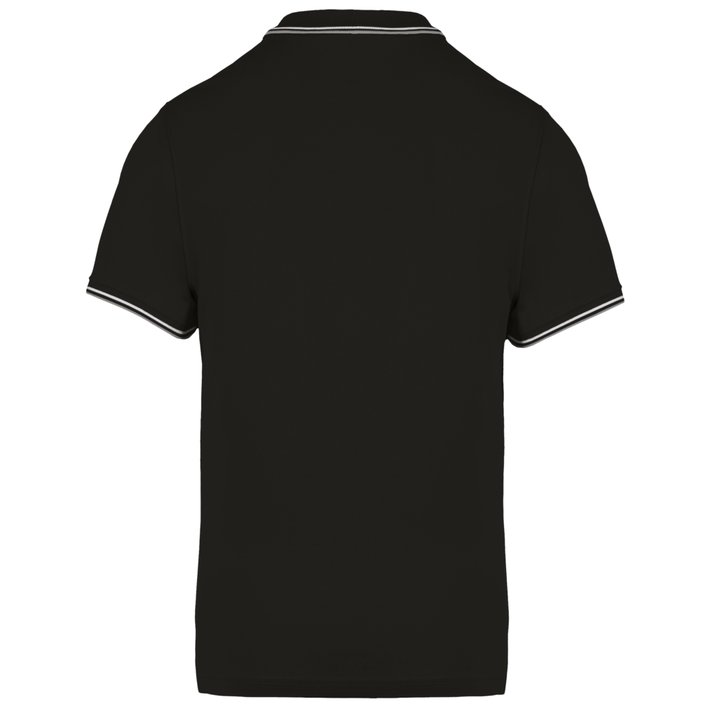 Polo maille piquée manches courtes homme