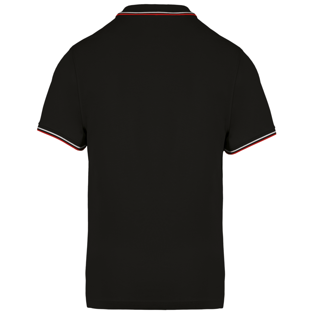 Polo maille piquée manches courtes homme