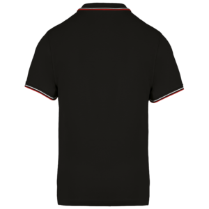 Polo maille piquée manches courtes homme