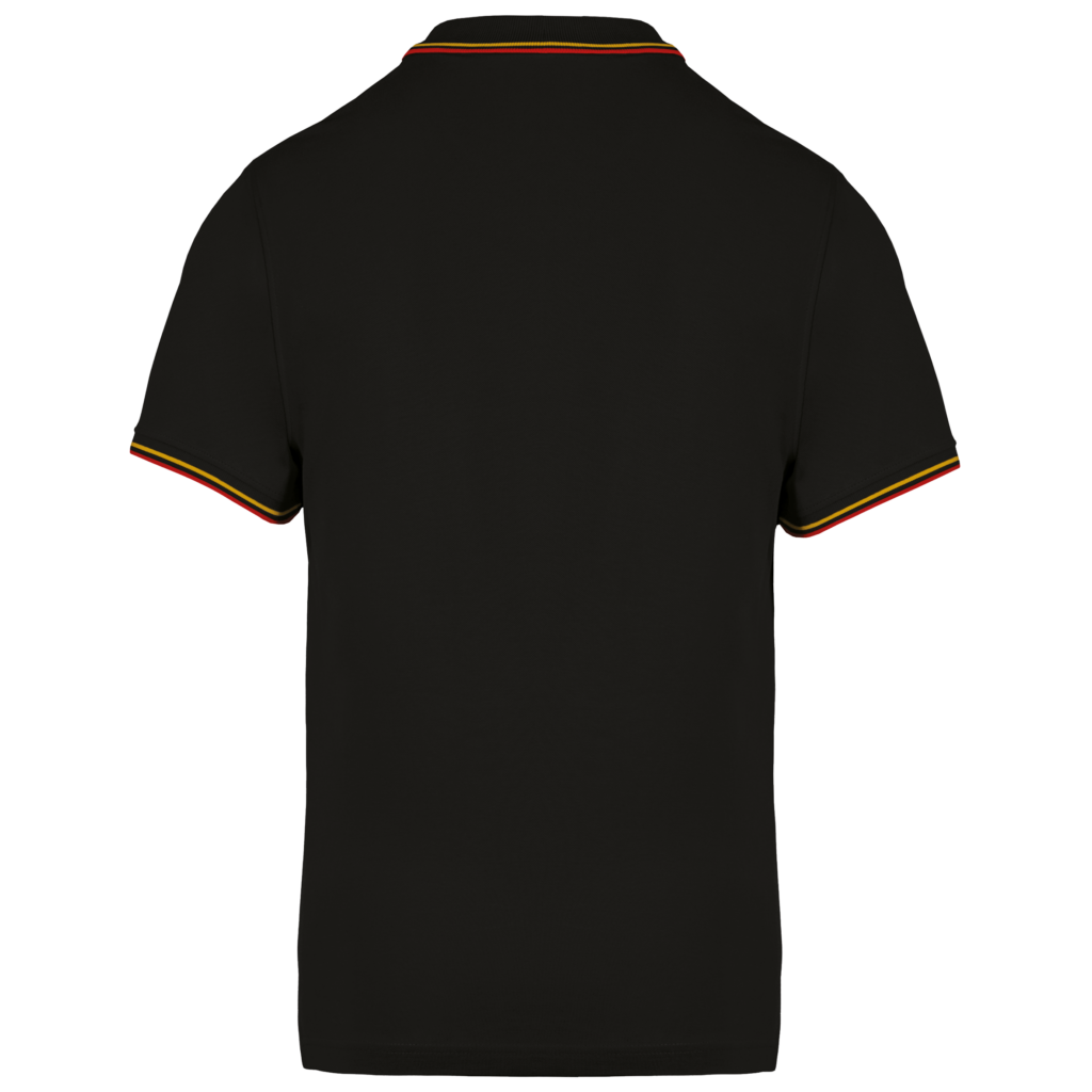 Polo maille piquée manches courtes homme