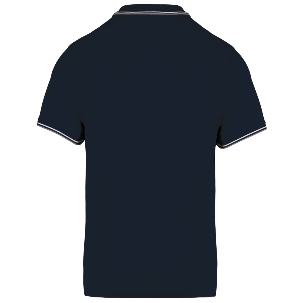 Polo maille piquée manches courtes homme