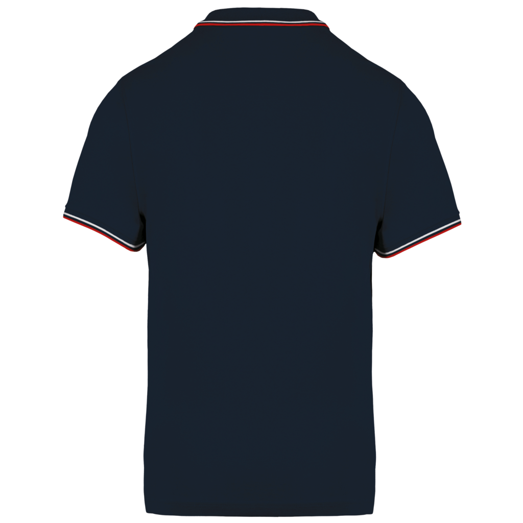 Polo maille piquée manches courtes homme