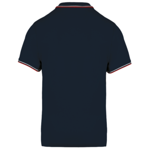 Polo maille piquée manches courtes homme