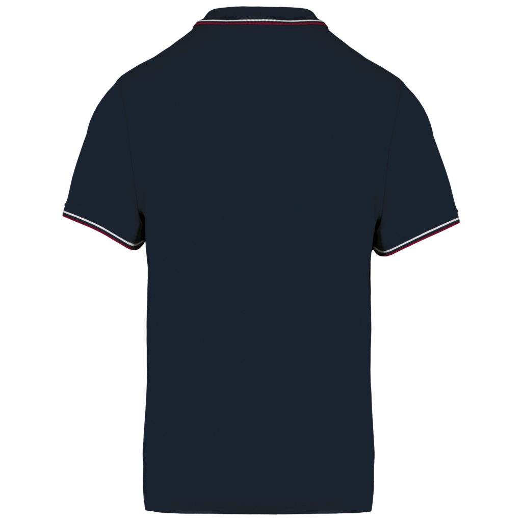 Polo maille piquée manches courtes homme