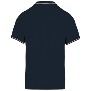Polo maille piquée manches courtes homme