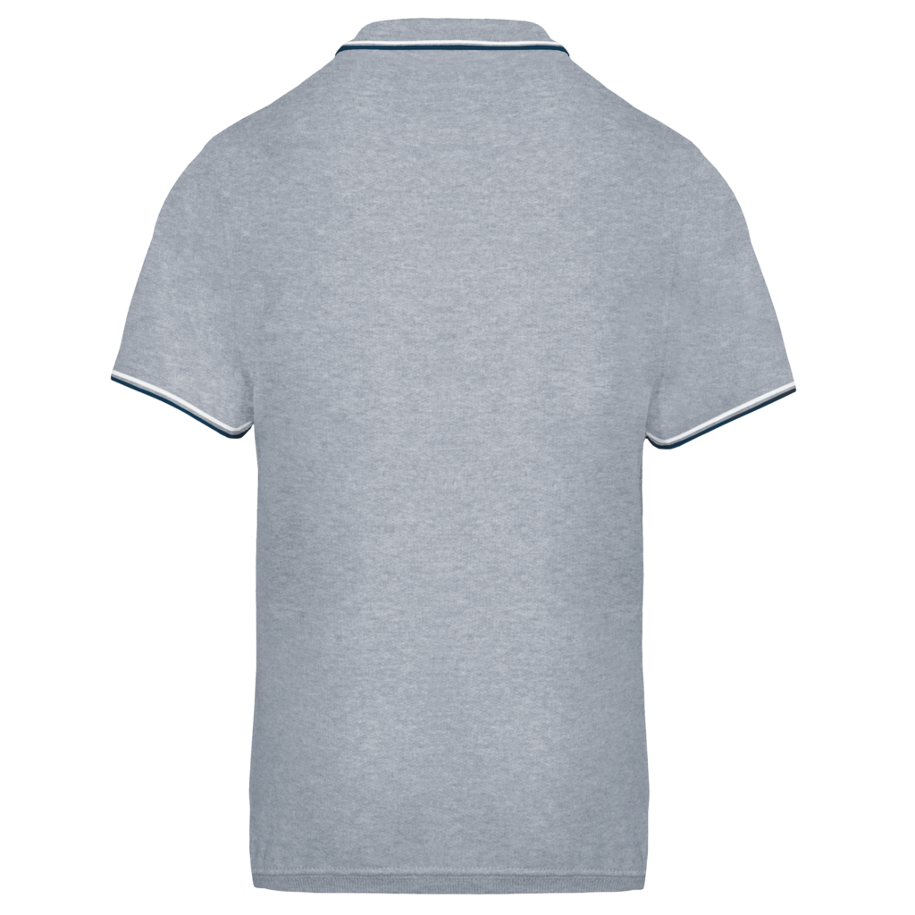 Polo maille piquée manches courtes homme