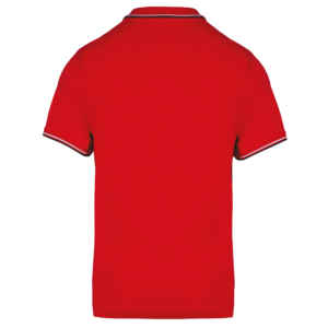 Polo maille piquée manches courtes homme