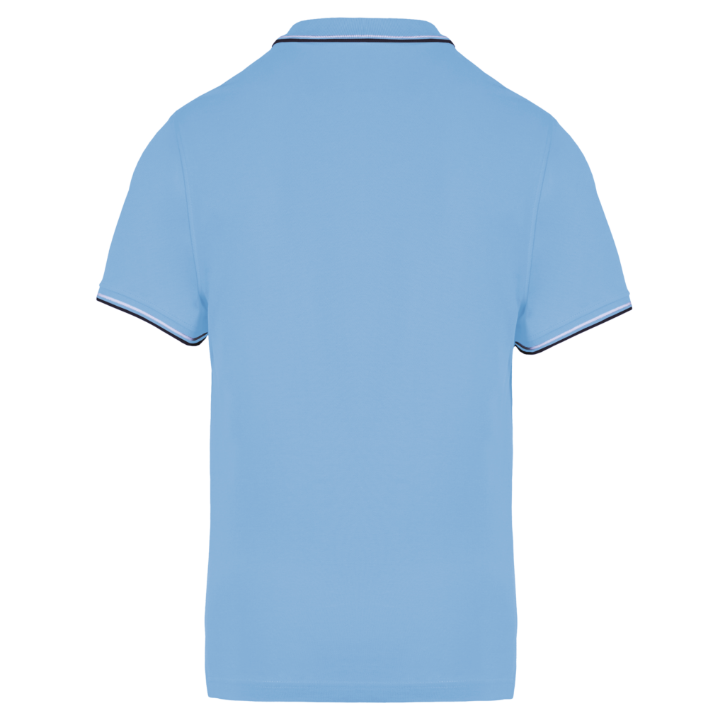 Polo maille piquée manches courtes homme
