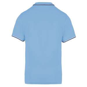 Polo maille piquée manches courtes homme
