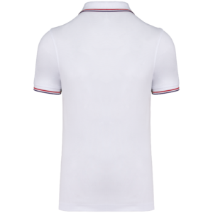 Polo maille piquée manches courtes homme
