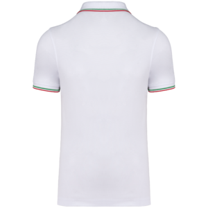 Polo maille piquée manches courtes homme