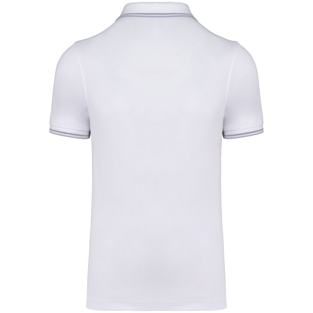 Polo maille piquée manches courtes homme