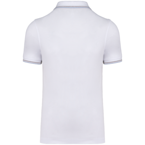 Polo maille piquée manches courtes homme