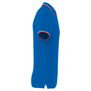 Polo maille piquée manches courtes homme