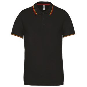 Polo maille piquée manches courtes homme