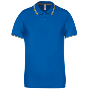 Polo maille piquée manches courtes homme