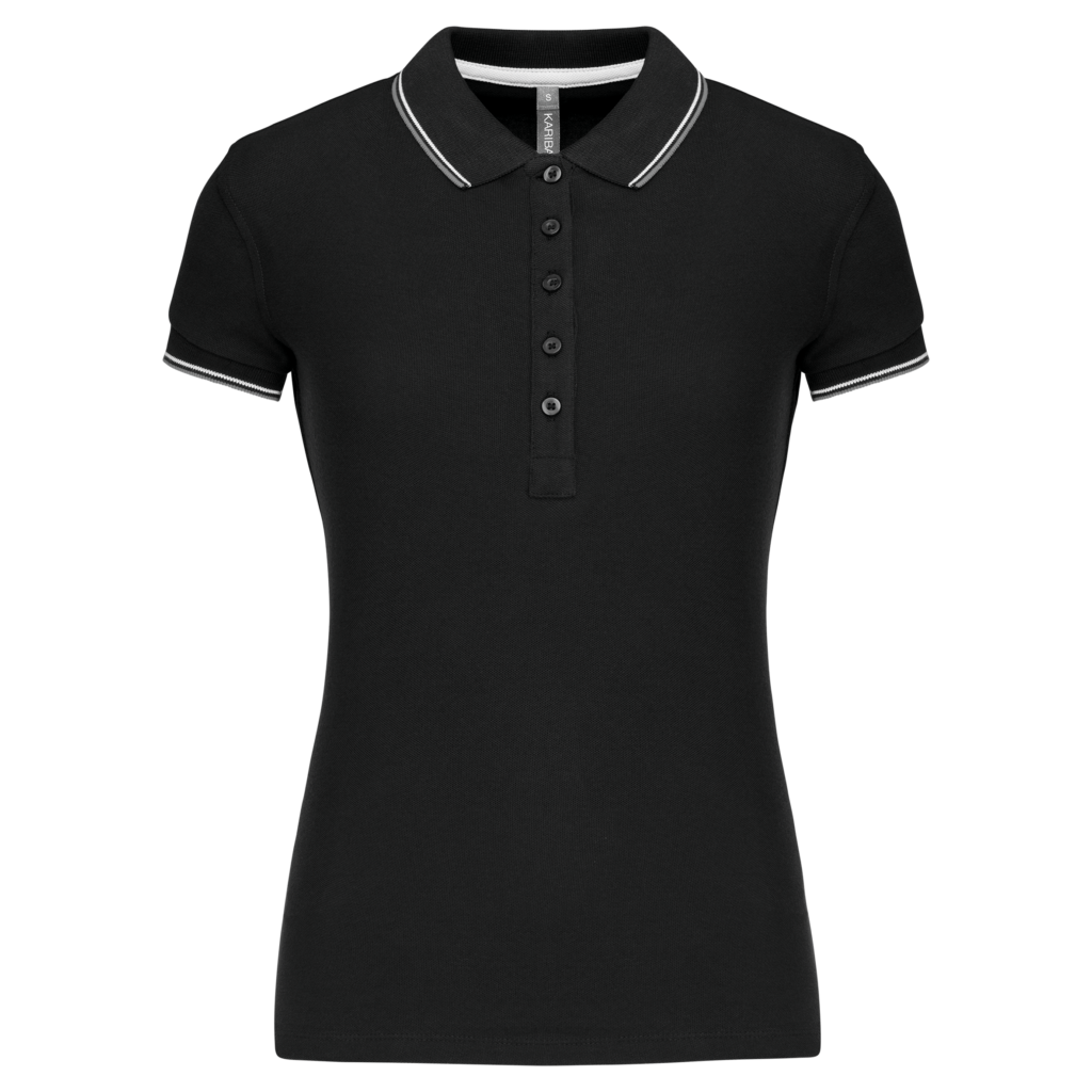 Polo manches courtes femme