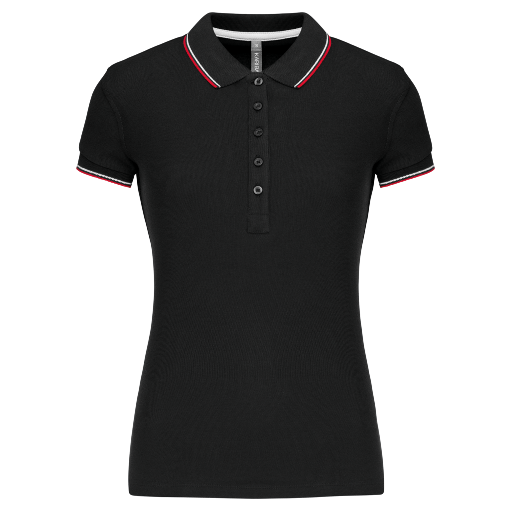 Polo manches courtes femme