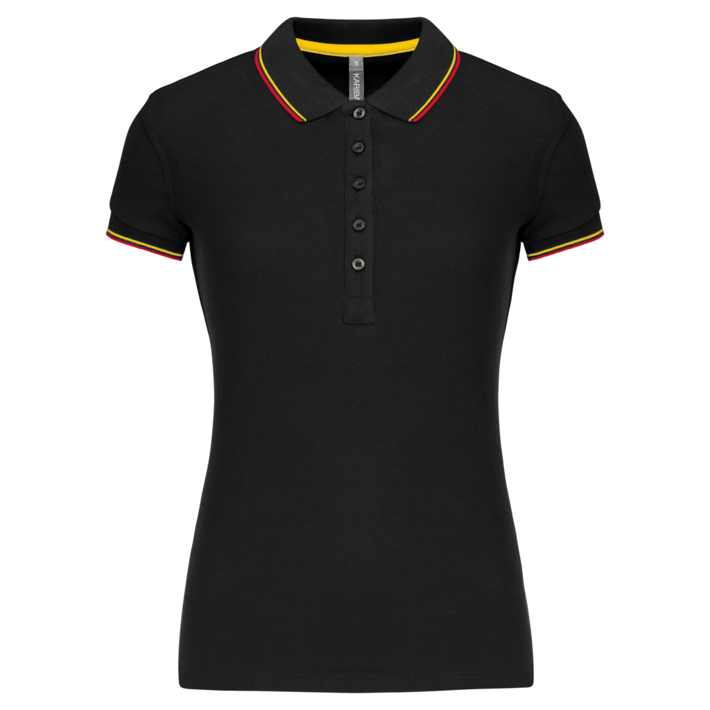 Polo manches courtes femme