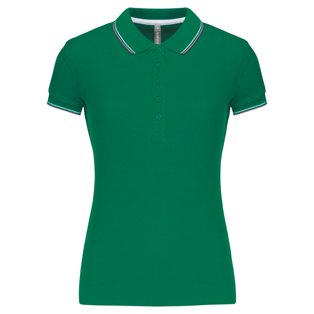 Polo manches courtes femme