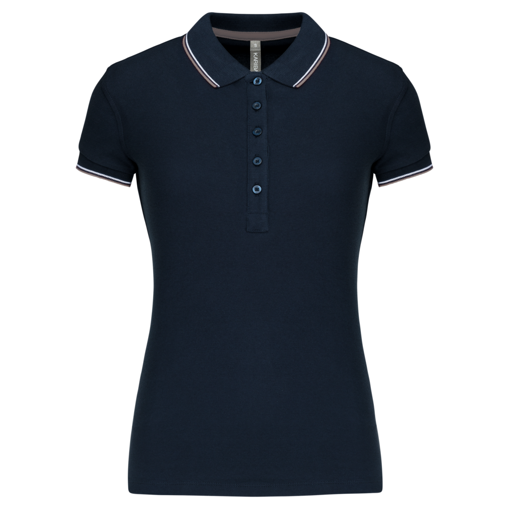 Polo manches courtes femme