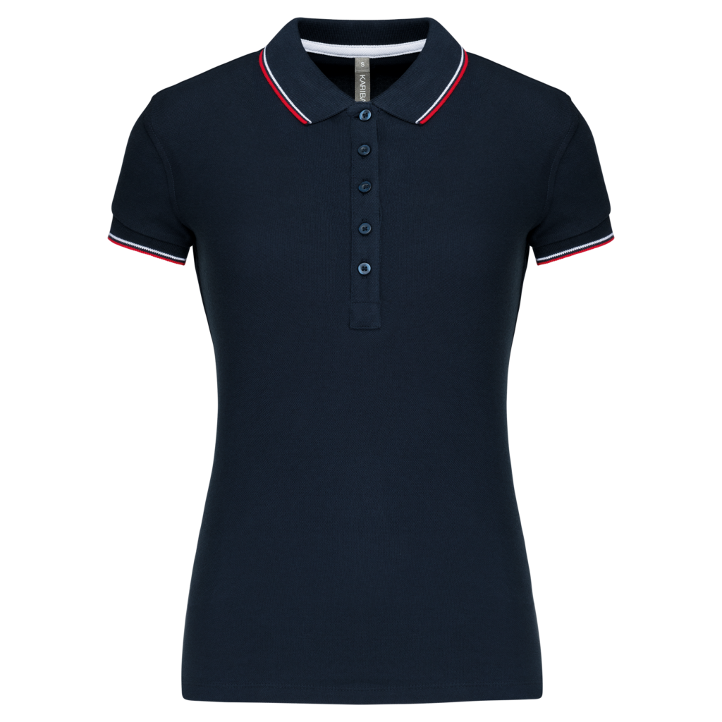 Polo manches courtes femme