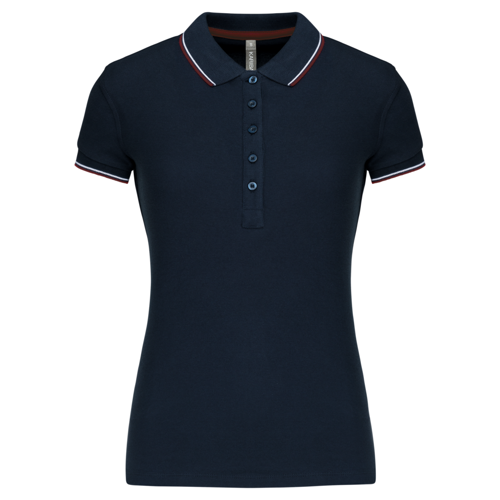Polo manches courtes femme