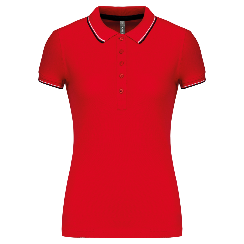 Polo manches courtes femme