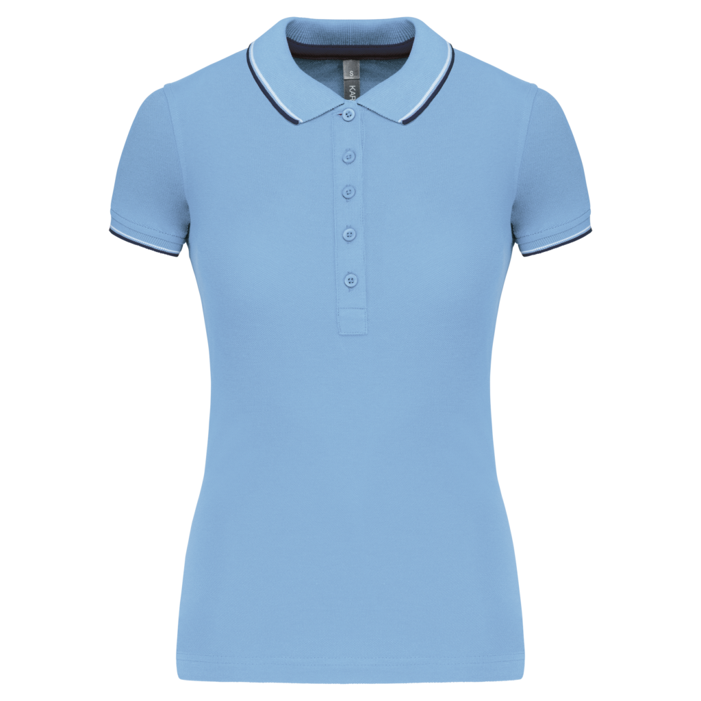 Polo manches courtes femme