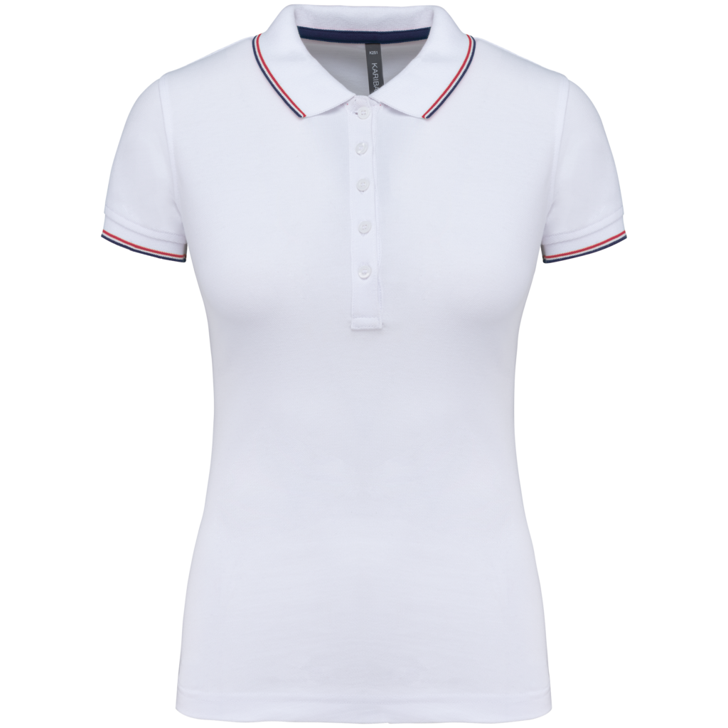 Polo manches courtes femme