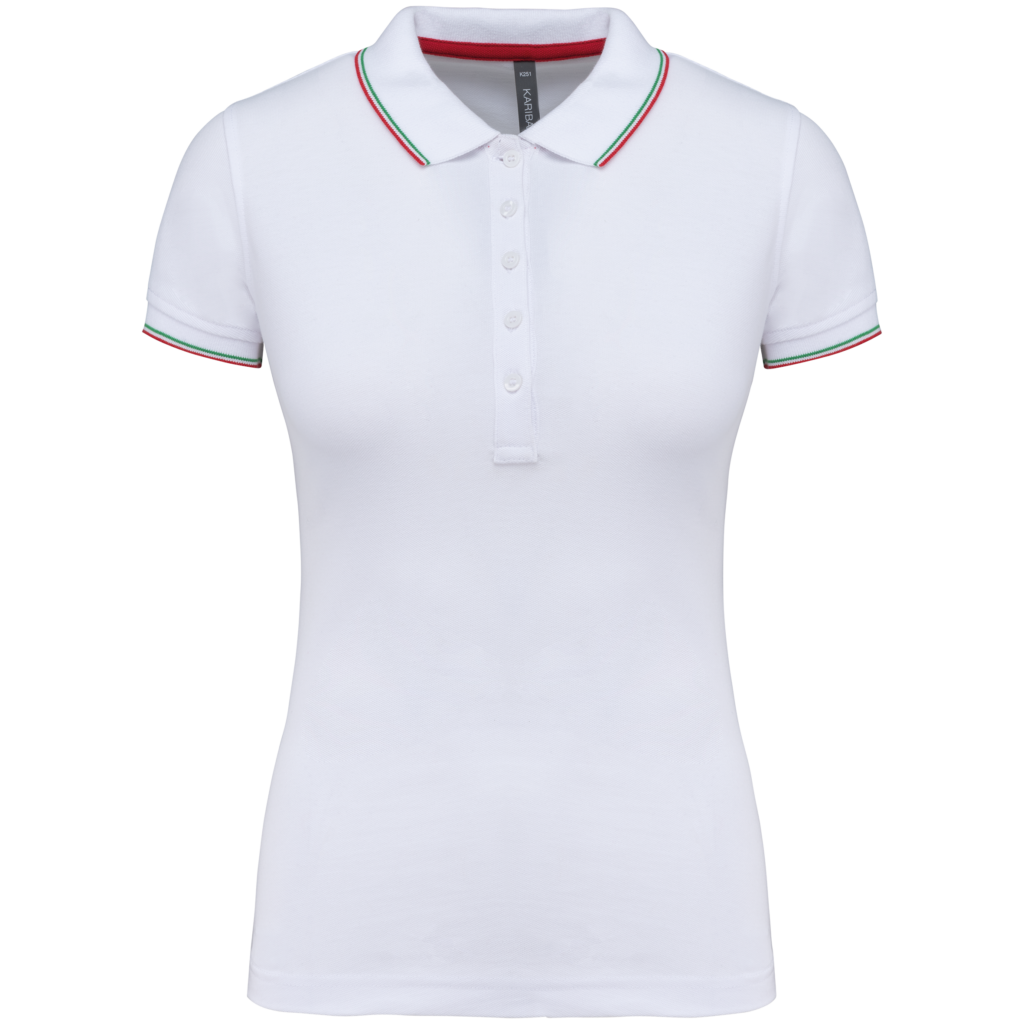 Polo manches courtes femme