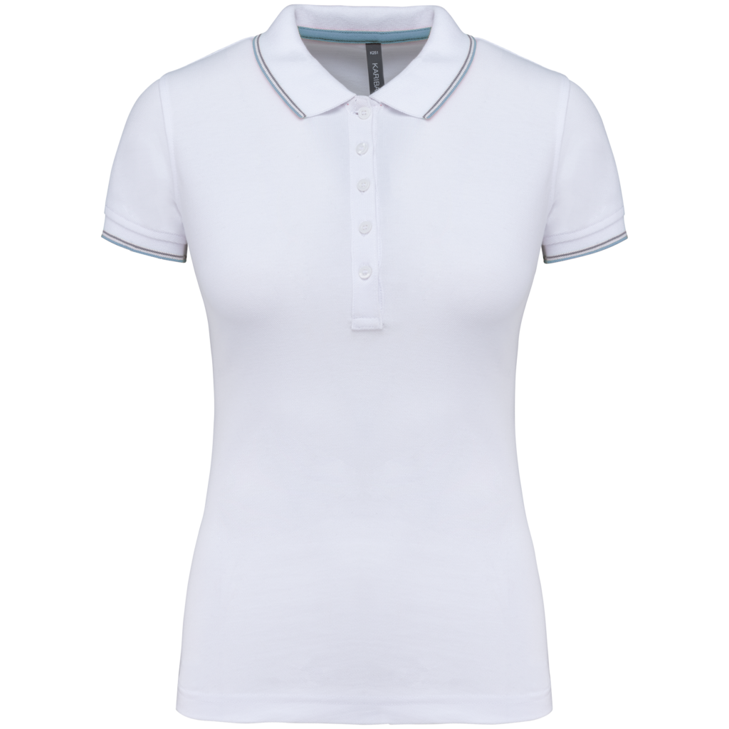 Polo manches courtes femme