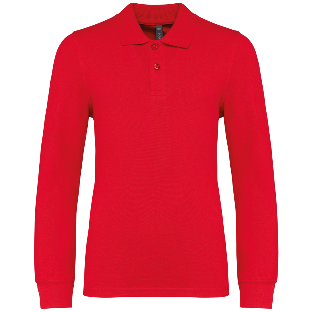 Polo manches longues enfant