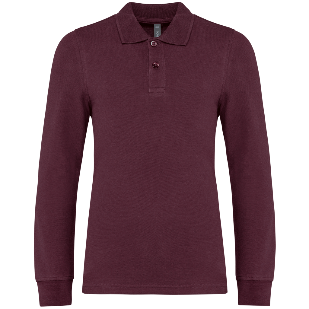 Polo manches longues enfant