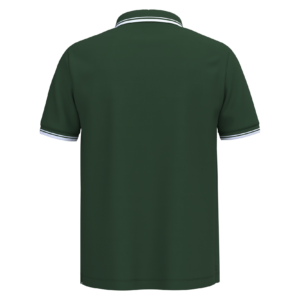 Polo homme manches courtes à liserés contrastés