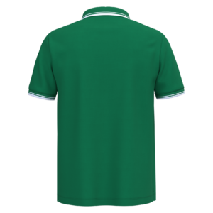 Polo homme manches courtes à liserés contrastés