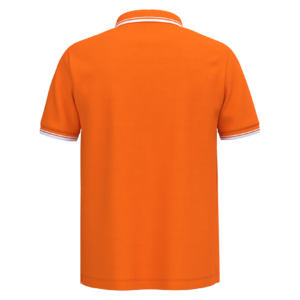 Polo homme manches courtes à liserés contrastés
