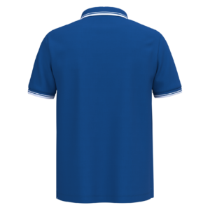 Polo homme manches courtes à liserés contrastés