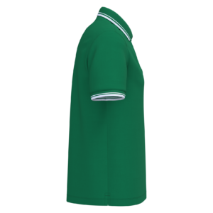Polo homme manches courtes à liserés contrastés
