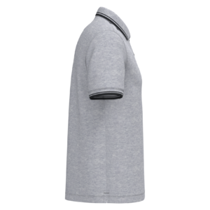 Polo homme manches courtes à liserés contrastés