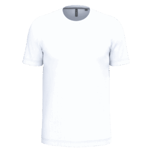 T-shirt col rond manches courtes homme